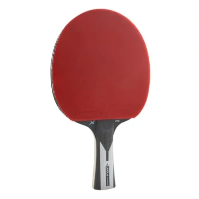 Image of JOOLA Table Tennis Bat Carbon X Pro ITTF Approved Professional Competition Ping Pong Racket Black/Grey 2.0 MM Sponge