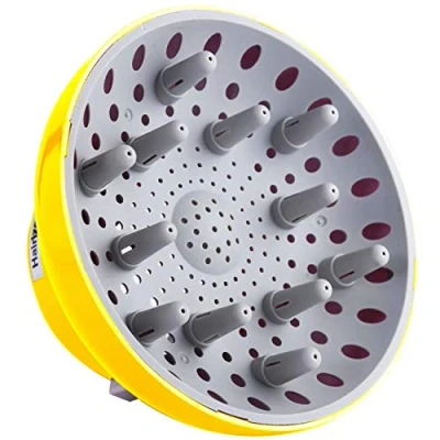 Image of Hairizone Universal Hair Diffuser Adaptable for Blow Dryers with D 1.7 Inch to 2.6 (4.3 6.6 cm) Curly or Wavy Hair, Lemon