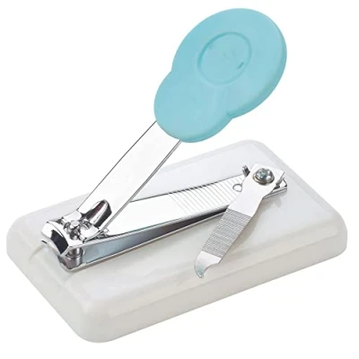 Image of Easi Grip Peta Table Nail Clipper PNC 3 Mounted and Non Slip Plastic Base with Rubber Feet for Anyone Poor Hand Control, Weak Strength Tremors