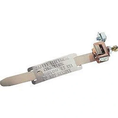 Image of Dencon electrical earth bonding clamp / strap BS certified