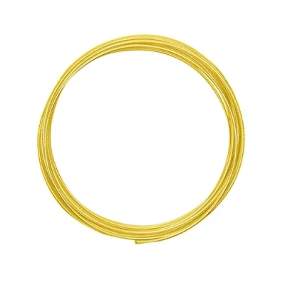 Image of Vaessen Creative Aluminium wire embossed round 2mm 5m sunny yellow,