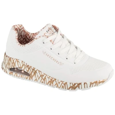 Image of Skechers Women&#039;s UNO Love Sneaker, White, 5.5 UK
