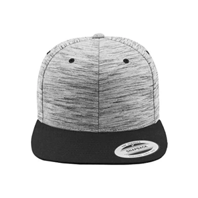 Image of Flexfit Mütze Stripes Melange Crown Snapback blk/Gry, One Size