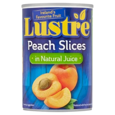 Image of Lustre Peach Slices in Natural Juice 2 x 410g