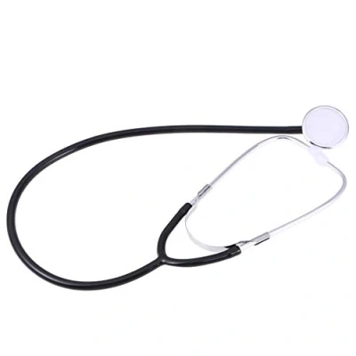 Image of STOBOK Kids Stethoscope Toy Virtual Single Player Working Doctor Nurse Medical Pretend Play Educational Toys (Black)