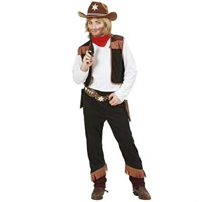 Image of Children&#039;s Cowboy Costume Small 5 7 yrs (128cm) for Wild West Fancy Dress