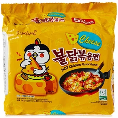 Image of Samyang Cheese Variety Hot Chicken Ramen Noodles, 140 g