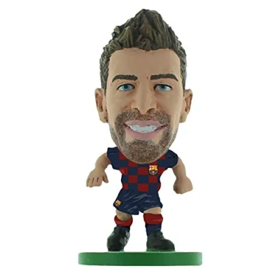 Image of SoccerStarz Barcelona Gerard Pique Home Kit (2020 version)