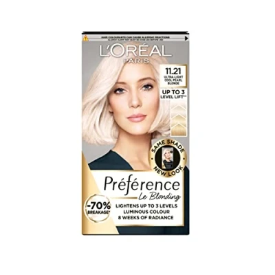 Image of L&#039;Oreal Paris Preference Hair Dye, Long Lasting, Luminous Permanent Colour, 11.21, Moscow