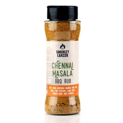Image of Chennai Masala BBQ Rub Shaker The Smokey Carter Tasty Madras Indian Inspired Seasoning Ideal for Curries, dhal, chicken kebabs &amp; more