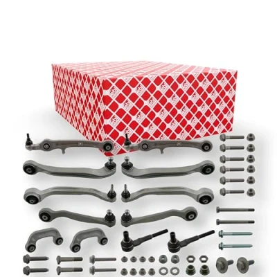 Image of 4F0498998, 4F0498998S2 Control Arm repair kit FEBI BILSTEIN 48902 Front Axle Left, Right with coupling rod BMTS Turbo NEW