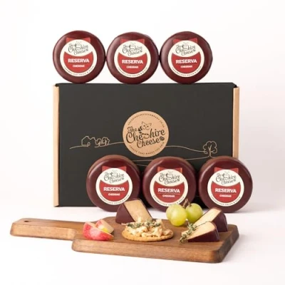 Image of 6 x Reserva Caramelised Onion &amp; Rioja Cheddar Cheese 200g Wax Truckles Multibuy