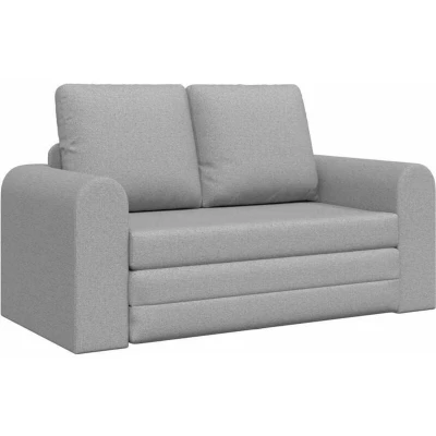 Image of vidaXL Floor Sofa Bed 2 in 1 Cloud Grey 148x71x83 cm Fabric