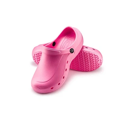 Image of ESTRO Garden Shoes Women Clogs Mens Gardening for Men Plastic F92 (4 UK, Pink)