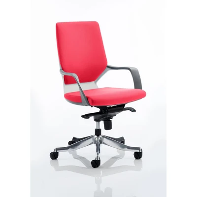 Image of Xenon Executive White Shell Medium Back Bespoke Colour Bergamot Cherry