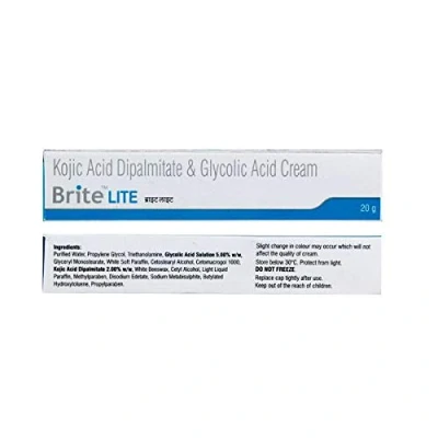 Image of Kojic Acid Dipalmitate &amp; Glycolic Cream Skin Melasma Pigmentation Lightening 20g
