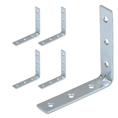 Image of 4X L Shaped 75mm Corner Braces/Brackets
