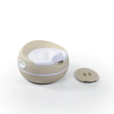 Image of Dolu Premium Potty Trainer Ergonomic &amp; Comfortable Design for Toddlers Relax Beige Kids Toilet Easy to Clean Safe Training Solution