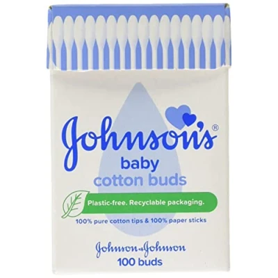 Image of Johnsons Baby Cotton Buds 100 Pieces