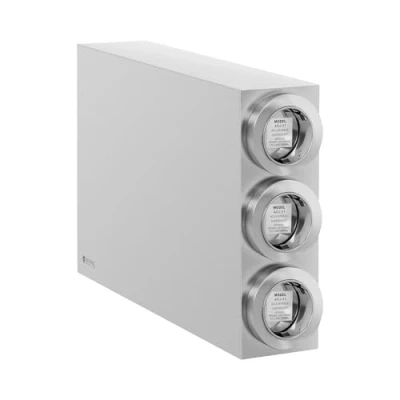 Image of Cup Dispenser 3 slots stainless steel for cups up to 89 mm in diameter