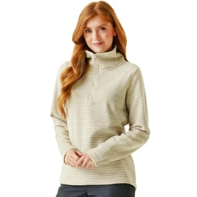 Image of Regatta Light Vanilla Silver Solenne Half Zip Fleece Size 18