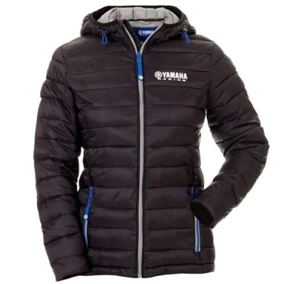 Image of Yamaha Ladies Black Puffer Jacket Ancona Size 2XL