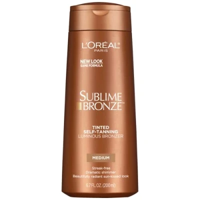 Image of L&#039;Oreal Paris Sublime Bronze Luminous Bronzer Self Tanning Lotion, 6.7 oz.