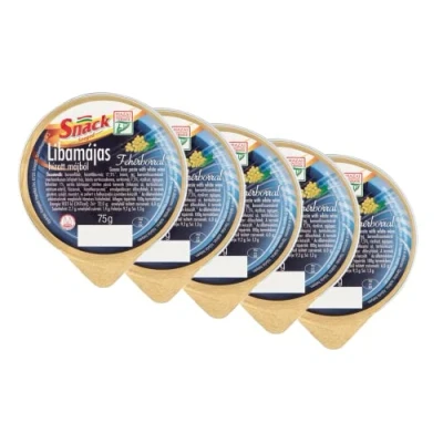 Image of Snack Szeged Hungarian Goose Liver Paste with White Wine 75g [Pack of 5]