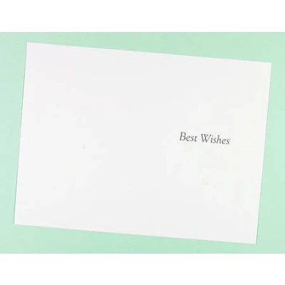 Image of 20 x Printed Best Wishes Inserts for Greetings Cards(98x146mm)