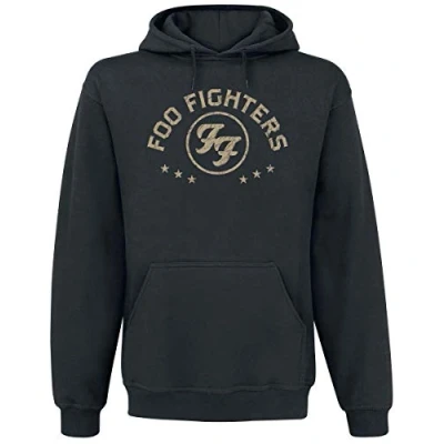 Image of Foo Fighters Arched Star Hooded Sweatshirt Black M