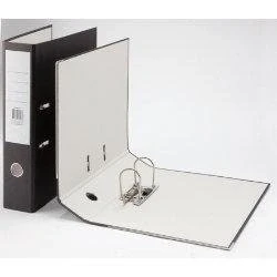Image of Banner Lever Arch File Foolscap Paper Covered 70Mm Spine Black 9405022 Each