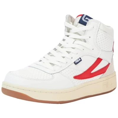 Image of FILA Women&#039;s Sevaro Mid Wmn Sneaker, White Red, 3.5 UK