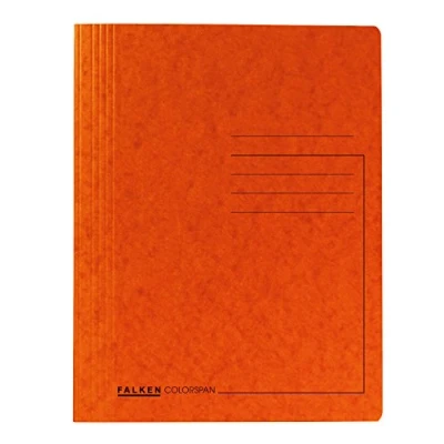 Image of Falken Folder Color B. for DIN A4 Pack of 25 Orange