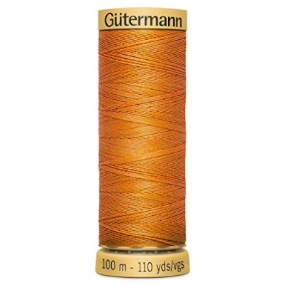 Image of 100% Natural Cotton Thread by Gutermann for Sewing and Quilting 100m Spools Colour Number 1576 1 x Spool