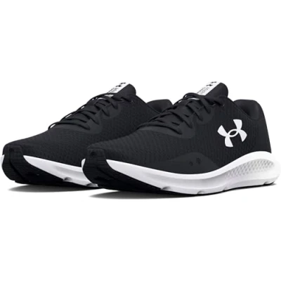 Image of Under Armour Charged Pursuit 3 Neutral running shoes, Women&#039;s, Size: 6.5, Black/white Textile/synthetics