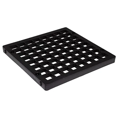 Image of Square Hopper Grid 110mm Underground Drainage Pipe Fittings Bend Trap Gulley Socket Coupler