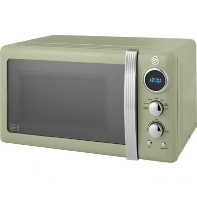 Image of Swan SM22030LGN microwave Countertop Solo 20 L 800 W Green