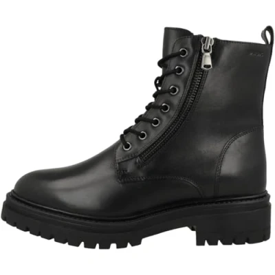 Image of Geox Women&#039;s D Iridea Ankle Boot, Black, 5 UK