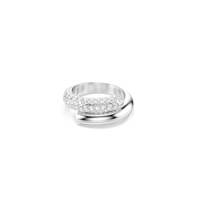 Image of Swarovski Dextera ring, White, Rhodium plated