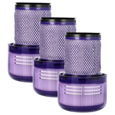Image of vhbw Set 3x Replacement Filters compatible with Dyson V15 Detect Complete Handheld Vacuum Cleaner Dust Filter