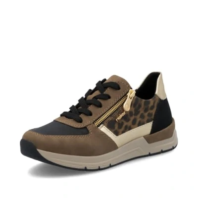 Image of Rieker 58902 24 women&#039;s Shoes (Trainers) in Beige