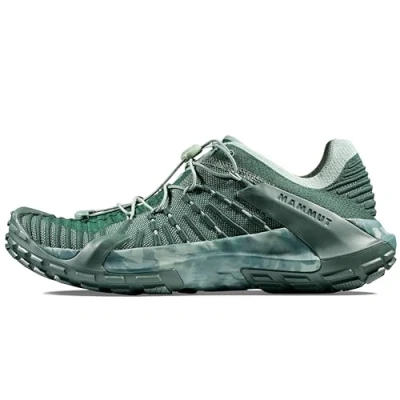 Image of Mammut Men Hueco Knit Ii Hiking Shoe, Dark Jade Jade, 10 UK