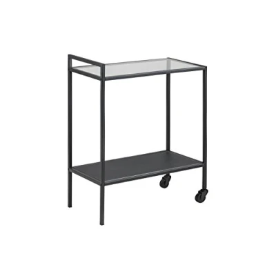 Image of AC Design Furniture 72130 Trolley, Aluminium, Black
