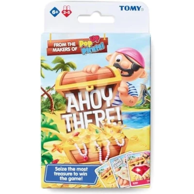 Image of TOMY Ahoy There! Card Game, A Fast Paced Family, Action Game for Boys and Girls, Board Games from 6, 7, 8, 9, Years Up
