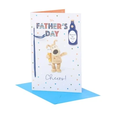 Image of Boofle It&#039;s Father&#039;s Day Cheers! Cuddly Cute Greeting Card