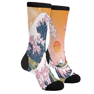 Image of EujGvboU Casual Funny Funky Novelty Socks For Men Women