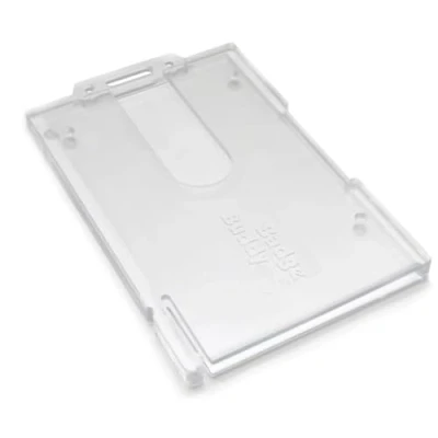 Image of ID Card It Badge Buddy Holder Vertical Enclosed (100)
