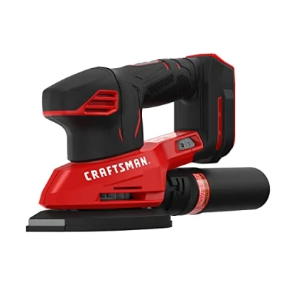 Image of CRAFTSMAN 20V MAX Cordless Detail Sander, Tool Only (CMCW221B), Red