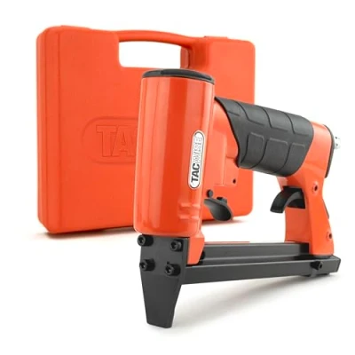 Image of Tacwise A7116V Upholstery Air Stapler, Uses Type 71 / 4 16 mm Staples, Orange Black
