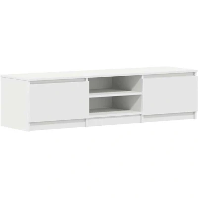 Image of vidaXL White TV Stand 140 x 40 35.5 cm